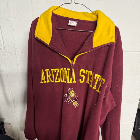 Russell Athletic Other - Arizona State quarter zip pullover, XL, Maroon and gold